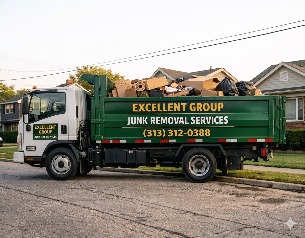 Excellent Group Junk Removal Truck Detroit